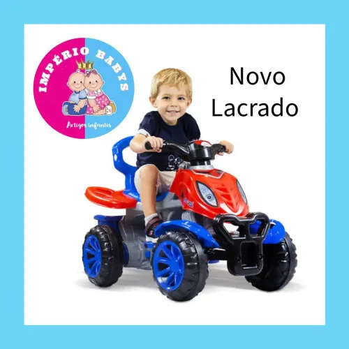 Quadriciclo infantil com pedal NOVO