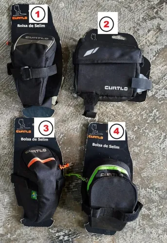 BICICLETA MTB - BOLÇA DE SELIM CURTLO MOSTRUÁRIO