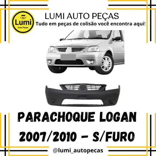 Parachoque Logan 07/10 - NOVO 