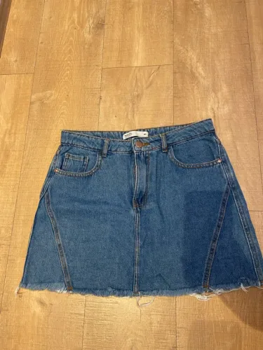 Saia Jeans Azul Renner - Tamanho 40