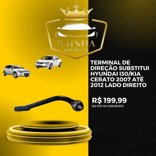 Terminal de Direção Substitui Hyundai I30/Kia Cerato 2007 até 2012 Lado Direito Original