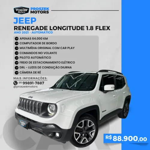 Jeep Renegade Longitude 1.8 4X2 Flex 16V Aut. 2021