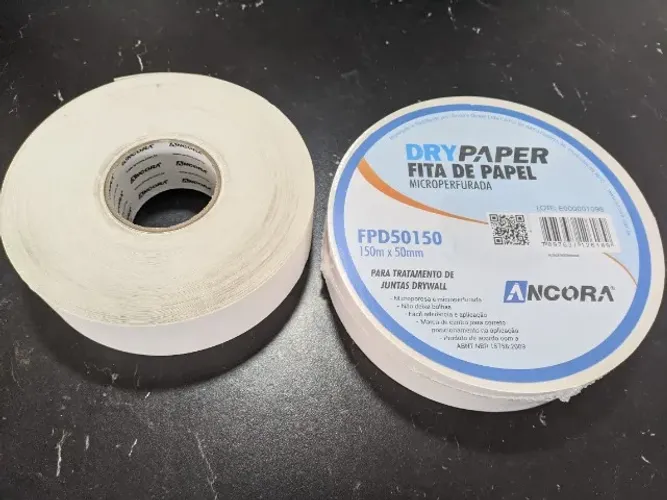 FITA DE PAPEL PARA JUNTAS DE DRYWALL - ANCORA DRYPAPER