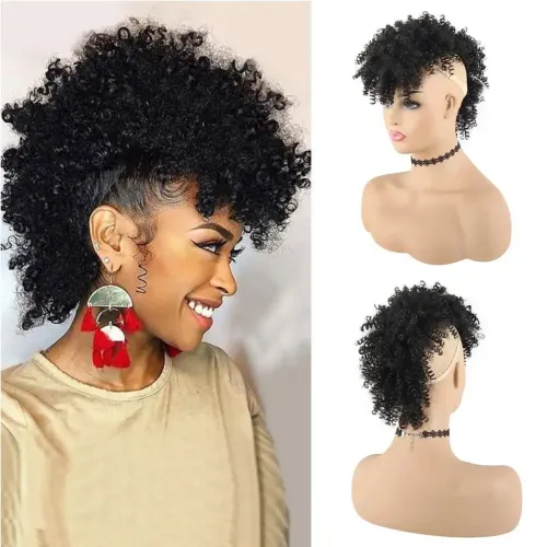  rabo de cavalo afro moicano