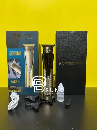 Maquina De Cortar Cabelo E Acabamento Sem Fio Daling<br>