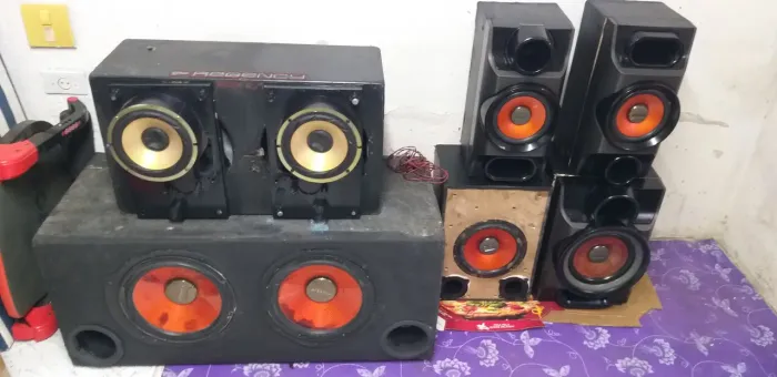 Caixas de Som Funcionando Perfeitamente