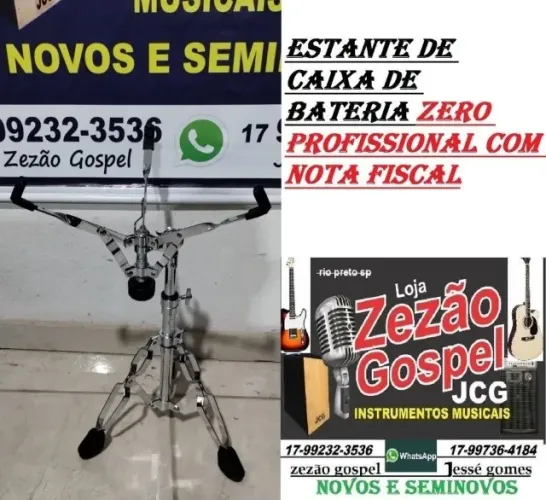 Estante Profissional para Caixa de Bateria - ZERO, com Nota Fiscal!