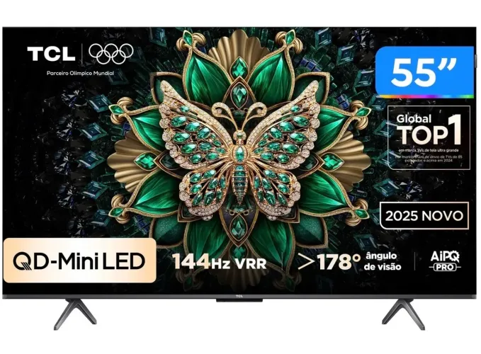 Tv TCL QDmini LED 55 polegadas