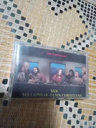 Fita k7 Cassete importada rara punk MDC Millions of Damn Christians This Bloods for You