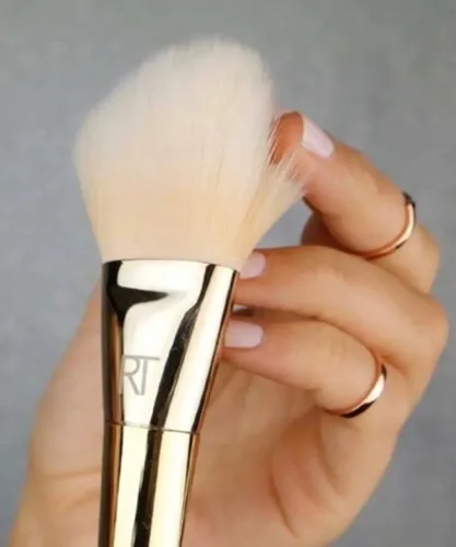 Pincel Maquiagem Para Pó Real Techniques Bold Metals 100 Arched Powder Brush. Make Up MAC