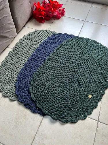 Tapetes de crochê
