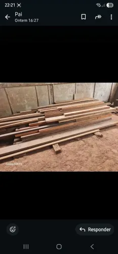 Lote de madeiras e laminas várias