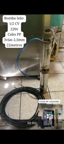 Bomba para poço e Fiação elétrica