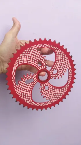 Coroa de bicicleta 46D design diferenciado