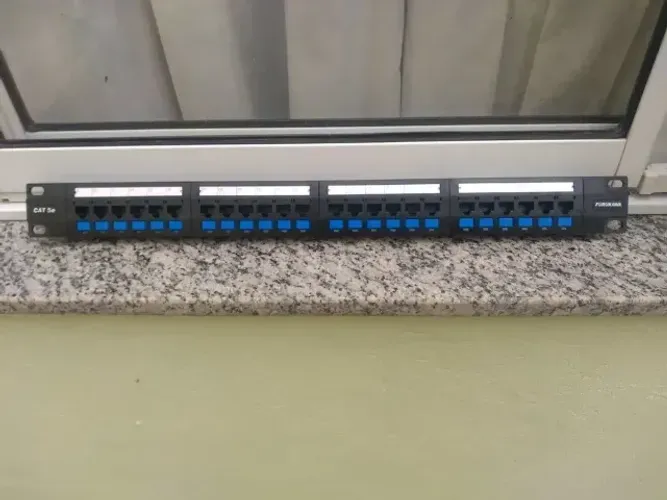 Patch Panel FURUKAWA 24 portas Cat5e