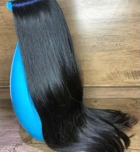 Mega Hair Cabelo Humano Brasileiro 55cm Castanho Natural