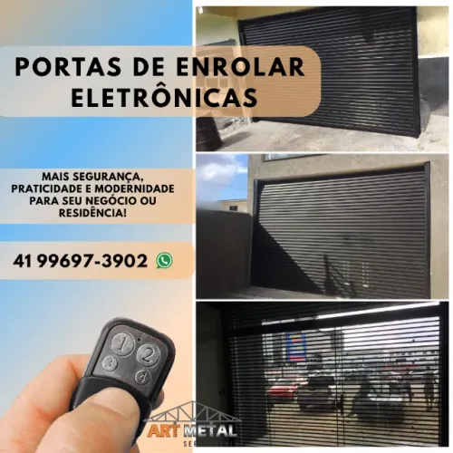 Portas de enrolar eletrônicas