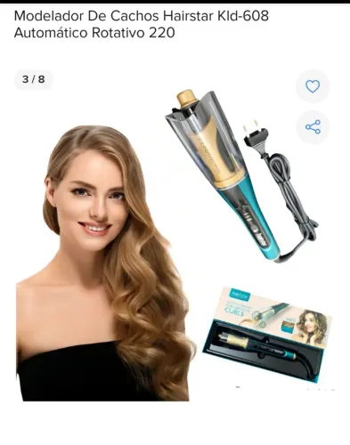 Modelador de Cachos HairStyle Rotativo 360°
