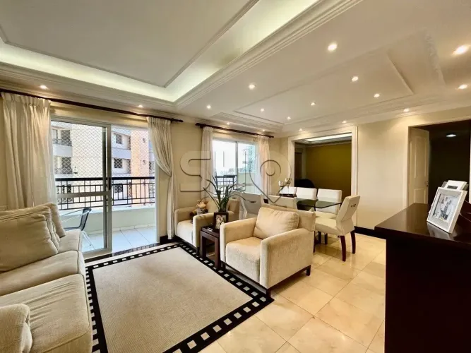Apartamento mobiliado em Perdizes com 126m² | 3 Vagas de Garagem