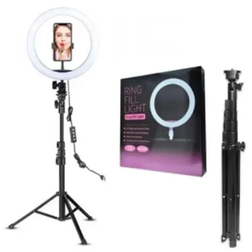 Ring Light para Celular com Tripé - Iluminação Perfeita para Fotos e Vídeos