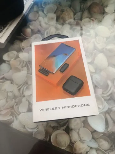 2 microfones mais adptador tipo C Android com powerbank