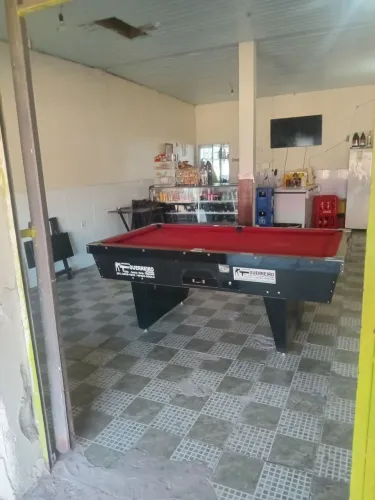 Mesa bilhar com ficheiro barbada f *
