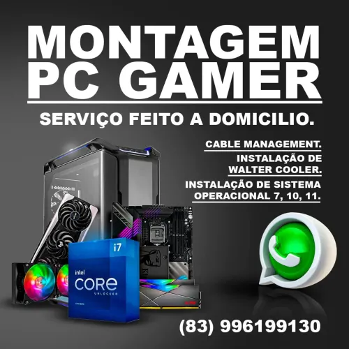 Montagem Pc Gamer a domicílio