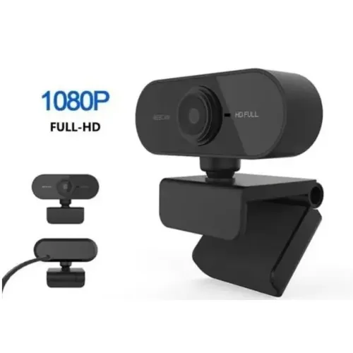 Webcam 1080p Auto Foco c/ Microfone embutido Bom e Barato