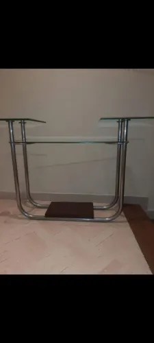 Rack de vidro vitage cromado