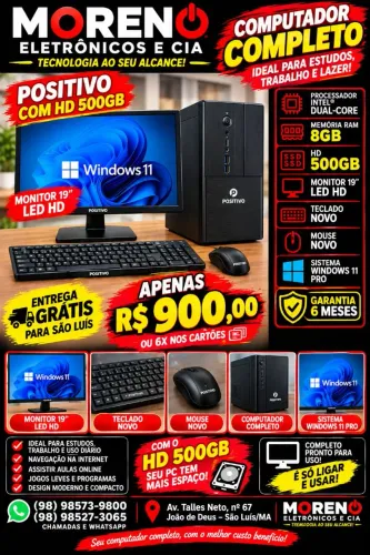 vendo um Pc completo semi movo