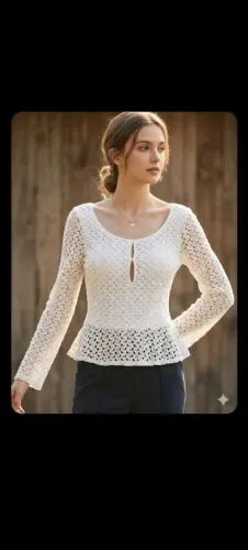 Blusa branca linda