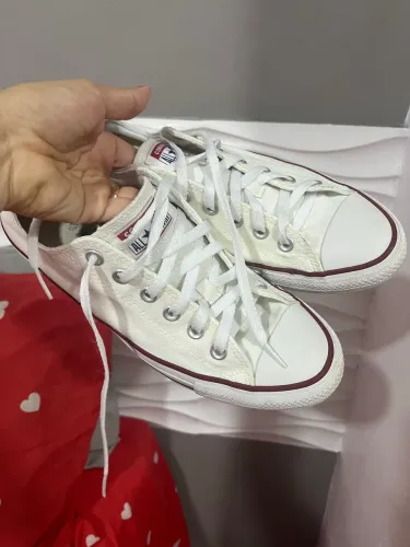 Tênis Converse All Star Original Branco Cano Baixo - Tam 38