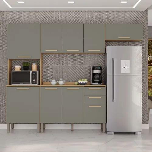 Cozinha Completa New Valência Jequitibá/Granizo Entrega rápida