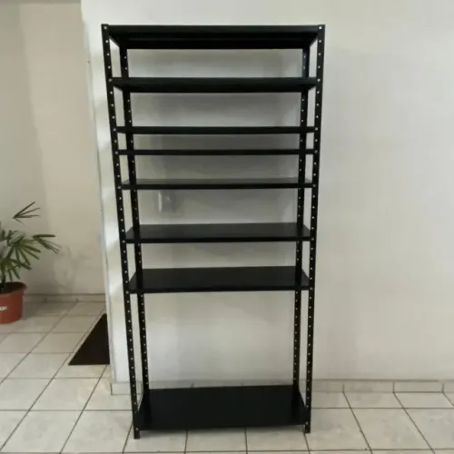 Rf.007 Estante de aço industrial com 8 prateleiras reforçadas 2m de altura