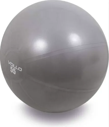 Bola Suíça Pilates Yoga 55cm + Bomba Vollo