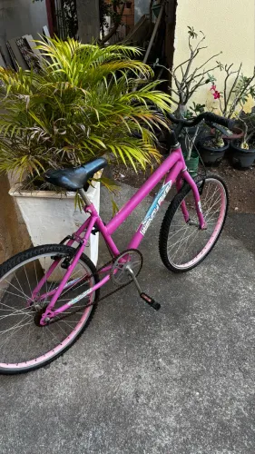 Bicicleta Aro 26 Rosa - Para Uso ou Reforma