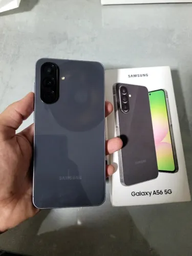 Samsung A56 de 256 GB de armazenamento