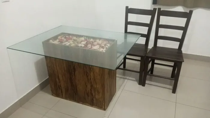 Mesa 4 lugares usada!