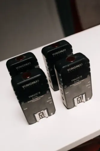 Kit 2 Pares Rádio Flash Yongnuo YN-622C II para Canon (4 Peças) - E-TTL e HSS