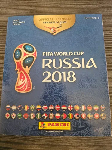 Álbum da Copa do mundo 2018 - Rússia (85% Completo)