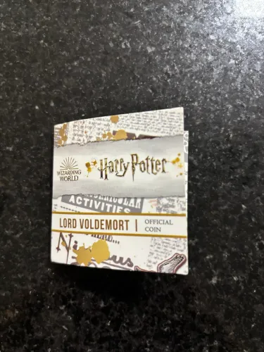 Moeda Colecionável Harry Potter - Edição Limitada Lord Voldemort