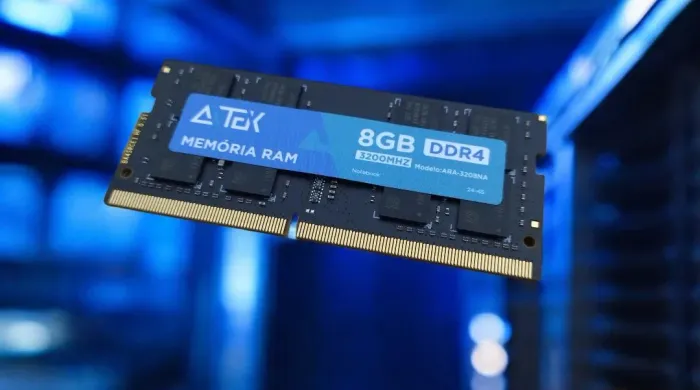 Memoria 8 gb ddr4 3200 ( A T E K ) praticamente nova ) e testada oferta p notebook