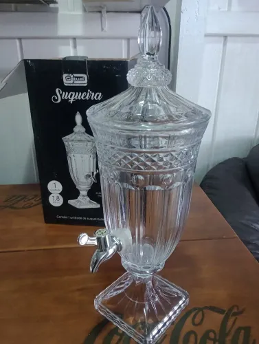 Suqueira de Vidro 1.8 Litros Nova