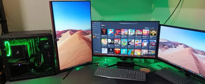 PC Gamer Ryzen 5 5600G + RTX 3060 12GB | 16GB RAM | SSD/NVMe/HD