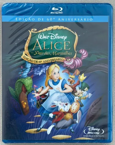 Blu-ray Disney Alice no país das maravilhas (original e lacrado)