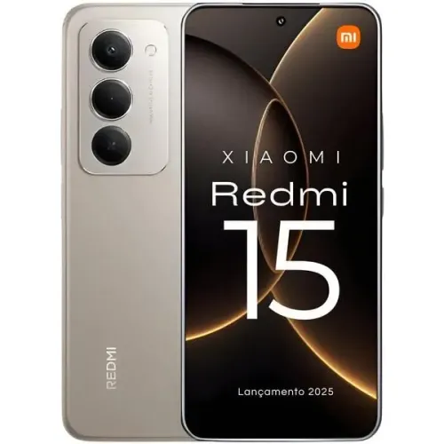 Celular Xiaomi Redmi 15 4G 144Hz 7000mAh 50MP IA Android 15