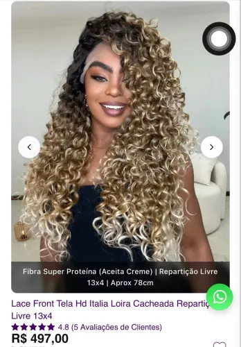 Lace Front tela Hd