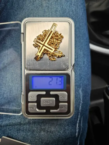 Corrente de ouro 18k maciça!! ( 21.5 GR)