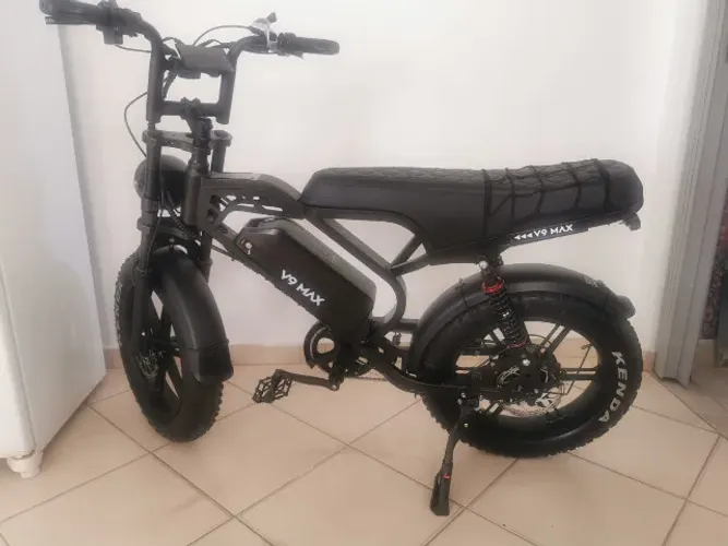 Bike Elétrica V9 MAX 1000W Novíssima c/ Nota Fiscal