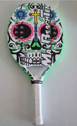 raquete de Beach Tennis da marca italiana MBT (Max Beach Tennis)